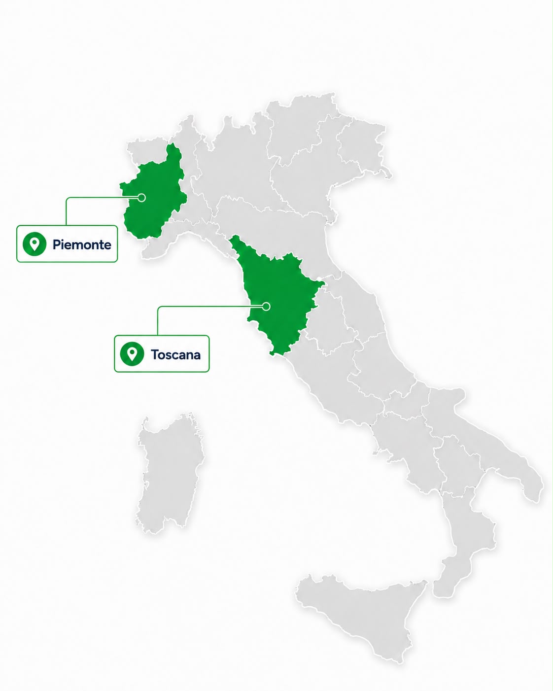 Attivi in Toscana e Piemonte